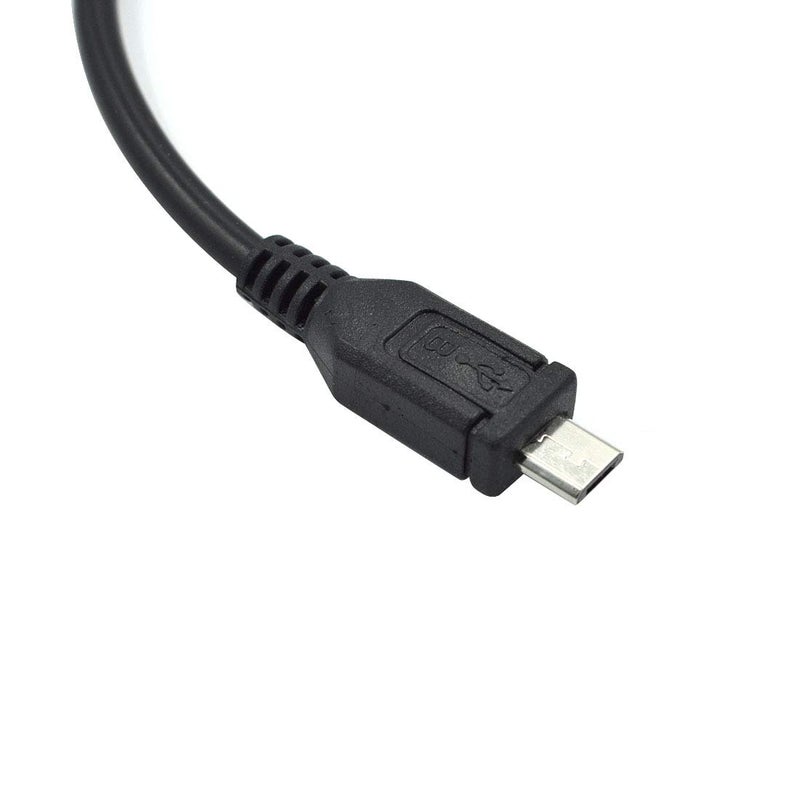 Hxchen 2Pcs Micro 5Pin Male to 3.5mm Female AUX Audio Cable Cord for Headset Adapter Active Clip Mic Microphone (Micro 5P Male to 3.5mm Female) - Image 3